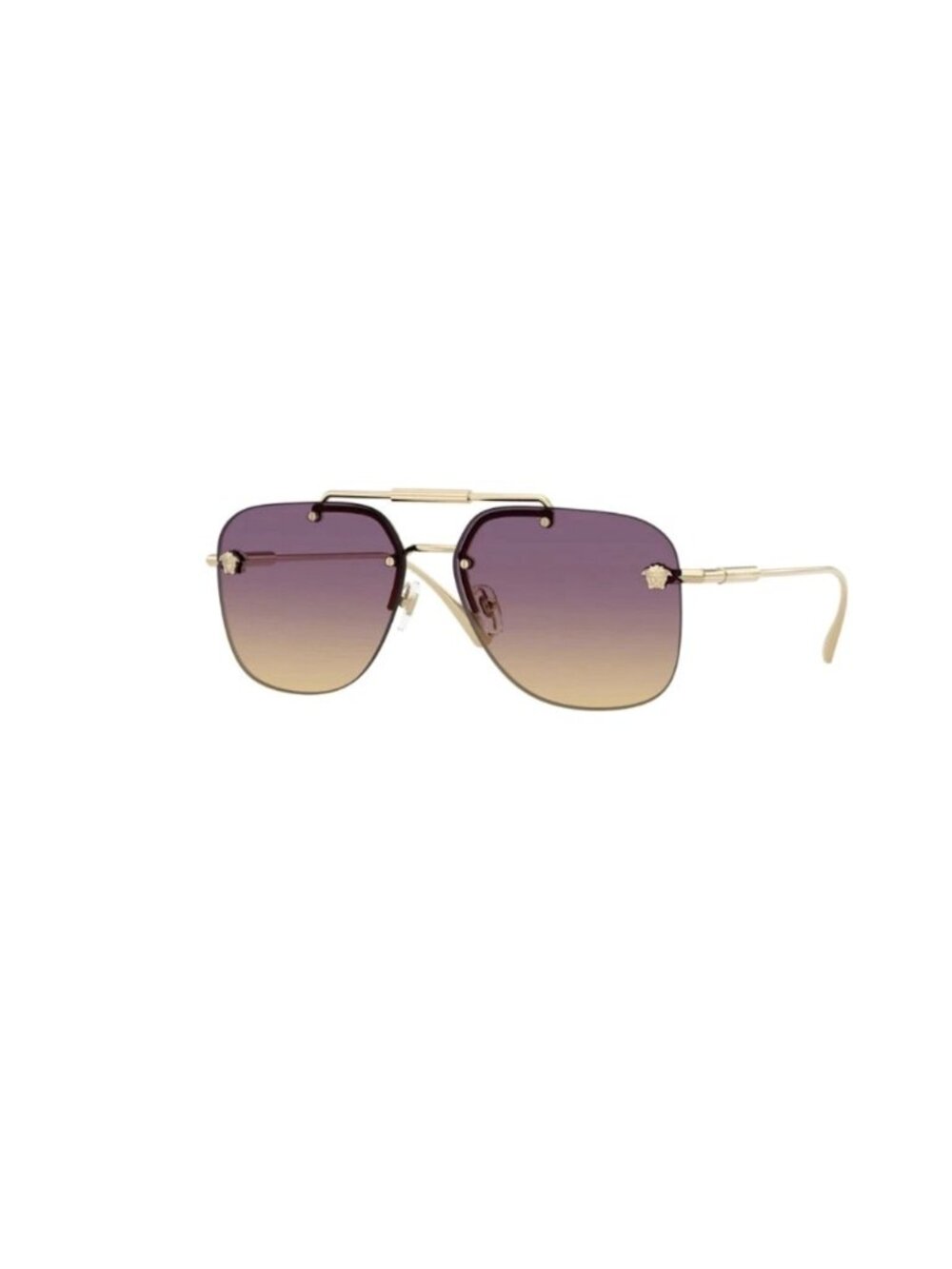 Versace VE2296 Sunglasses Sun Glasses 1252/70 Pale Gold Authentic New 60mm Men